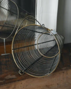 Antiek Look Draadmand Horizontaal Met Hengsel, IB Laursen 12 Antiek Look Draadmand Horizontaal Met Hengsel, IB Laursen -Woondecoratie antiek look draadmand horizontaal met hengsel ib laursen 2