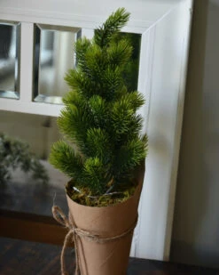 Dennenboom Met Kraft Papieren Pot, IB Laursen -Woondecoratie dennenboom met kraft papieren pot ib laursen 4