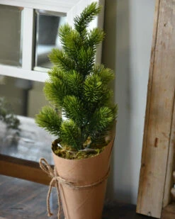 Dennenboom Met Kraft Papieren Pot, IB Laursen -Woondecoratie dennenboom met kraft papieren pot ib laursen 6