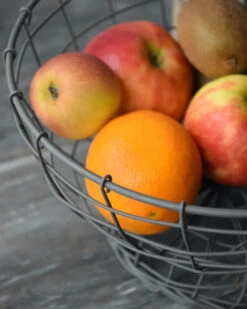 Draad Mand 'etagère' Op Voet -Woondecoratie draad mand etagere op voet 5