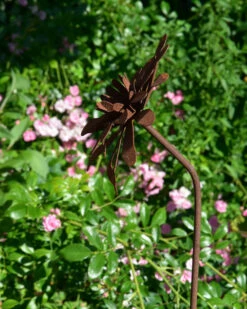 Ecoroest Bloem Aster Tuinprikker -Woondecoratie ecoroest bloem tuinprikker 6