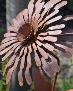 Ecoroest Tuinprikker Bloem Zinnia -Woondecoratie ecoroest tuinprikker bloem zinnia 4