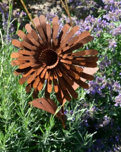 Ecoroest Tuinprikker Bloem Zinnia -Woondecoratie ecoroest tuinprikker bloem zinnia 5