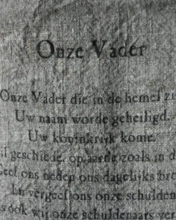 Gebed Shabby Doek Groot, Het Onze Vader Die In De Hemel Zijt -Woondecoratie gebed shabby doek groot het onze vader 2