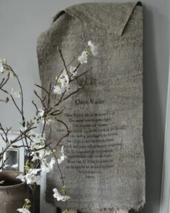 Gebed Shabby Doek Groot, Het Onze Vader Die In De Hemel Zijt -Woondecoratie gebed shabby doek groot het onze vader 5