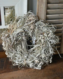 Gedroogde Tiririca Cyperus Gras Krans Stone Washed -Woondecoratie gedroogde tiririca cyperus gras krans stone washed 2