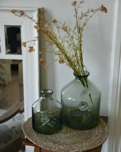 Glazen Apothekers Fles In Het Groen Met Embleem Groot, IB Laursen -Woondecoratie glazen apothekers fles in het groen met embleem groot ib laursen 10