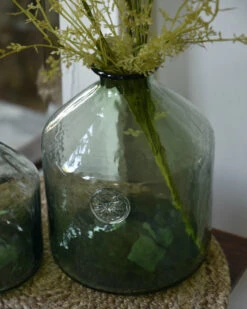 Glazen Apothekers Fles In Het Groen Met Embleem Groot, IB Laursen -Woondecoratie glazen apothekers fles in het groen met embleem groot ib laursen 11