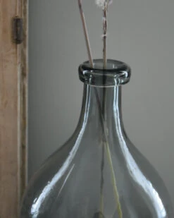 Glazen Ballon Vaas Met Grijze Gloed, IB Laursen 13 Glazen Ballon Vaas Met Grijze Gloed, IB Laursen -Woondecoratie glazen ballon vaas met grijze gloed groot ib laursen 4