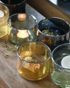 Glazen Theelichten In Parelmoer Warm Zonnig Set Van Twee, Brynxz 12 Glazen Theelichten In Parelmoer Warm Zonnig Set Van Twee, Brynxz -Woondecoratie glazen theelichten in parelmoer warm zonnig set van twee brynxz 4