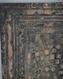 Grijs Houtsnijwerk Paneel Van Be-Uniq -Woondecoratie grijs houtsnijwerk paneel 2