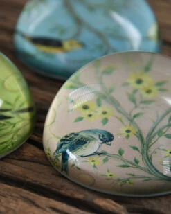 Halve Bol Van Glas Met Vogels In Pastel 12 Halve Bol Van Glas Met Vogels In Pastel -Woondecoratie halve bol van glas met vogels in pastel 2