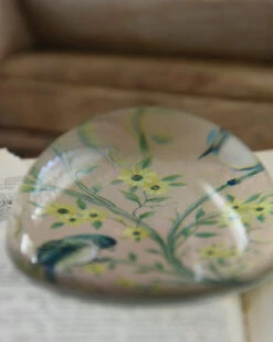 Halve Bol Van Glas Met Vogels In Pastel 14 Halve Bol Van Glas Met Vogels In Pastel -Woondecoratie halve bol van glas met vogels in pastel 4