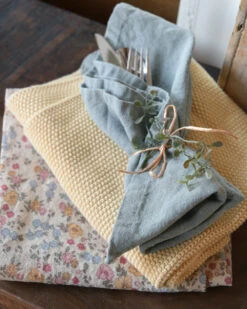 Handdoek Zacht Geel Lemonade, IB Laursen 12 Handdoek Zacht Geel Lemonade, IB Laursen -Woondecoratie handdoek zacht geel lemonade mynte ib laursen 2