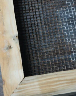 Herinnering Bord, Houten Lijst Met Stoer Dik Oud Gaas En Clip -Woondecoratie herinnering bord houten lijst met stoer dik oud gaas en clip 3