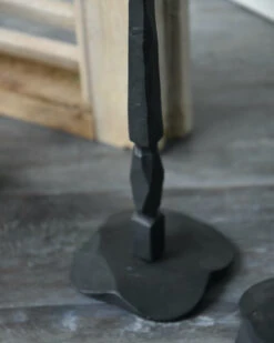 Hoge Handgemaakte Zwarte Smeedijzeren Kandelaar, Brynxz -Woondecoratie hoge handgemaakte zwarte smeedijzeren kandelaar brynxz 6