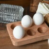 Houten Eierhouder Voor Zes Eitjes, IB Laursen -Woondecoratie houten eierhouder voor zes eitjes ib laursen