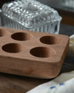 Houten Eierhouder Voor Zes Eitjes, IB Laursen -Woondecoratie houten eierhouder voor zes eitjes ib laursen 2