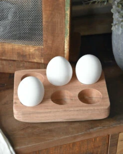 Houten Eierhouder Voor Zes Eitjes, IB Laursen -Woondecoratie houten eierhouder voor zes eitjes ib laursen 3