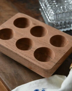 Houten Eierhouder Voor Zes Eitjes, IB Laursen -Woondecoratie houten eierhouder voor zes eitjes ib laursen 5