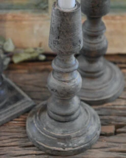 Houten Kandelaar Rond, Be-Uniq -Woondecoratie houten kandelaar rond be uniq 3