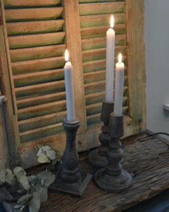 Houten Kandelaar Rond, Be-Uniq -Woondecoratie houten kandelaar rond be uniq 7