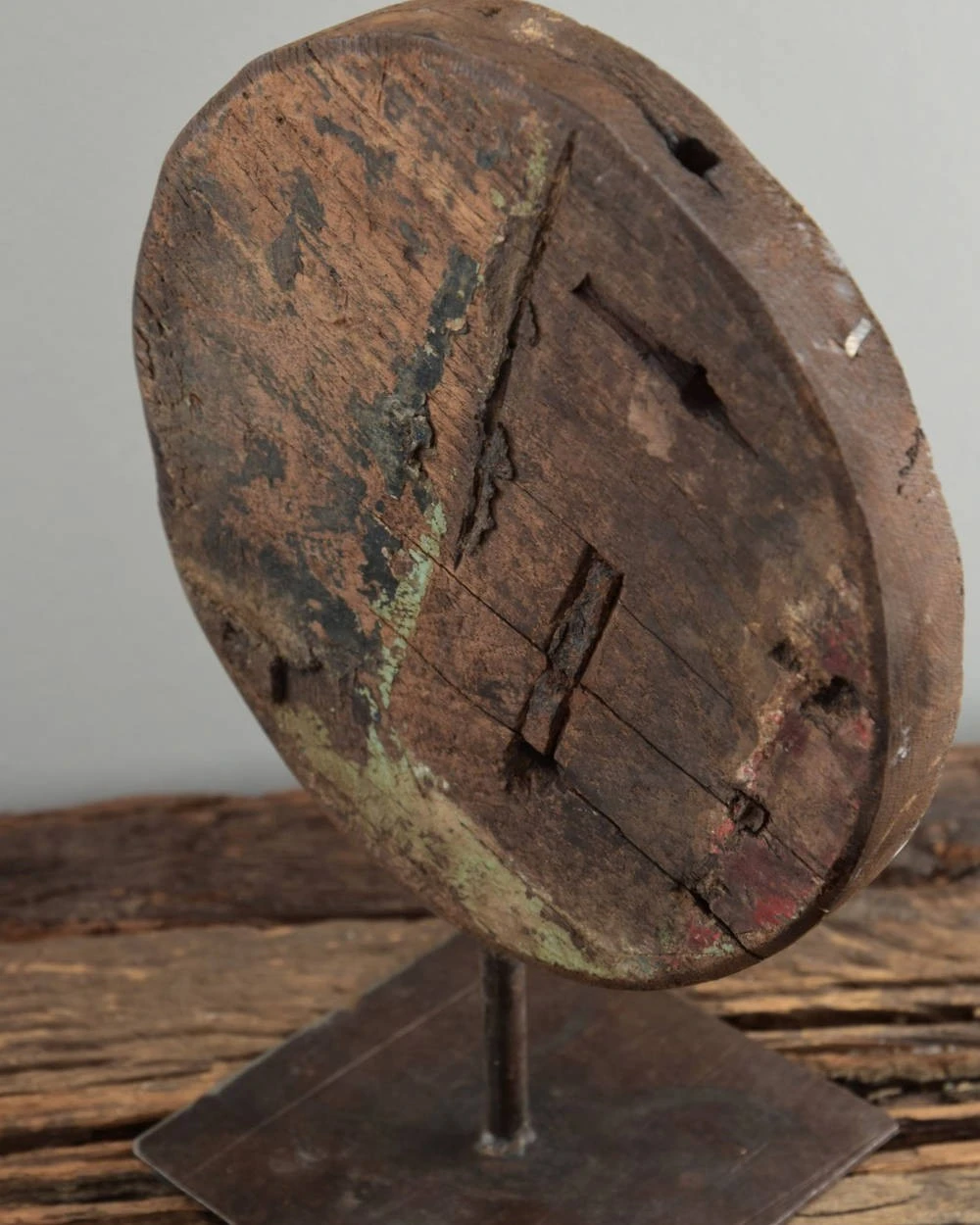 Houtsnijwerk Decoratie Cirkel Bloem Op Statief 5 Houtsnijwerk Decoratie Cirkel Bloem Op Statief - Afbeelding 3