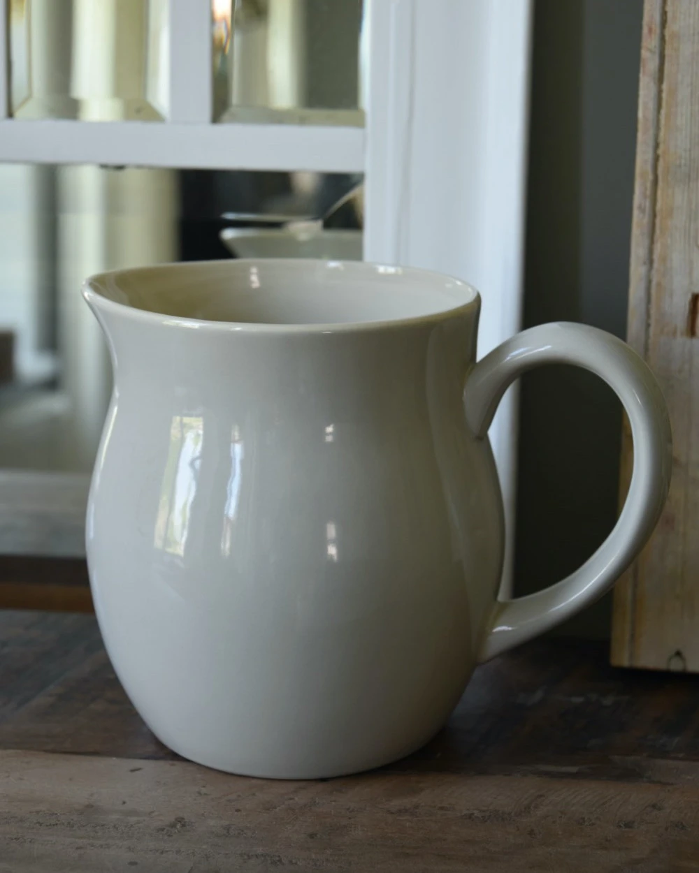 Kan Met Groot Oor In Zachte Zand Taupe Tint, Mynte Latte 4 Kan Met Groot Oor In Zachte Zand Taupe Tint, Mynte Latte - Afbeelding 3