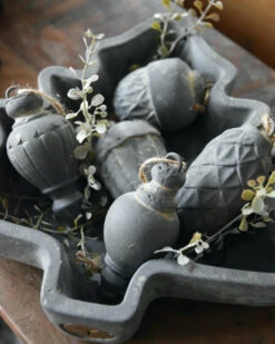 Kerstboom Schaal Van Aardewerk In Majestic Grijs, Brynxz -Woondecoratie kerstboom schaal van aardewerk in majestic grijs brynxz 5