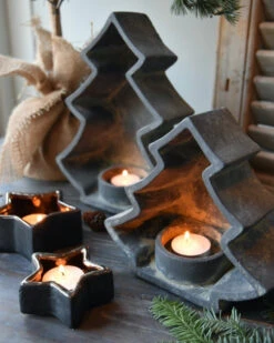 Kerstboom Waxinelicht Houders Klein, Majestic Brynxz -Woondecoratie kerstboom waxinelicht houders klein majestic brynxz 2