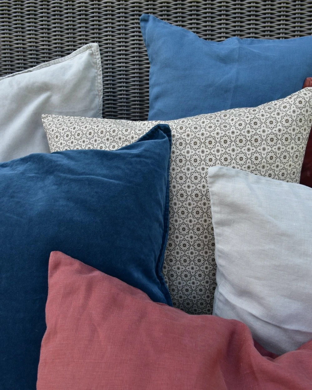 Kussenhoes Rechthoekig Historical Blue, IB Laursen 9 Kussenhoes Rechthoekig Historical Blue, IB Laursen - Afbeelding 7