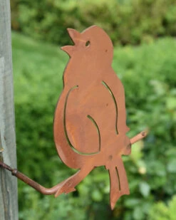 Kwetteraar Tuin Vogel Van Metaal Op Stok -Woondecoratie kwetteraar tuin vogel van metaal op stok 3