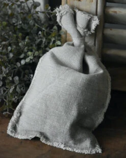 Linnen Geurzakje Met Magnolia Takken, Shabby -Woondecoratie linnen geurzakje met magnolia takken shabby 6