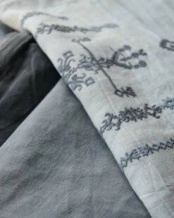 Linnenlook Rechthoekige Kussenhoes 'Thunder Grey', IB Laursen -Woondecoratie linnenlook rechthoekige kussenhoes thunder grey ib laursen 4