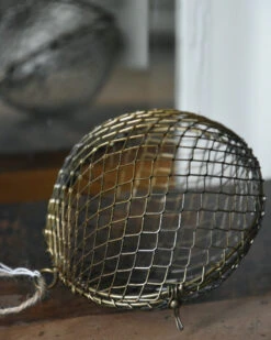 Metalen Draadbal Antiek Look Aan Touw Vulbaar, IB Laursen 14 Metalen Draadbal Antiek Look Aan Touw Vulbaar, IB Laursen -Woondecoratie metalen draadbal antiek look aan touw vulbaar ib laursen 4