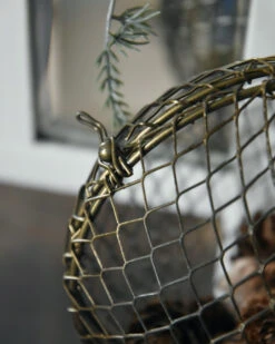 Metalen Draadbal Antiek Look Aan Touw Vulbaar, IB Laursen 15 Metalen Draadbal Antiek Look Aan Touw Vulbaar, IB Laursen -Woondecoratie metalen draadbal antiek look aan touw vulbaar ib laursen 5