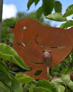 Metalen Tuin Vogel Mus Op Takje -Woondecoratie metalen tuin vogel mus op takje 3