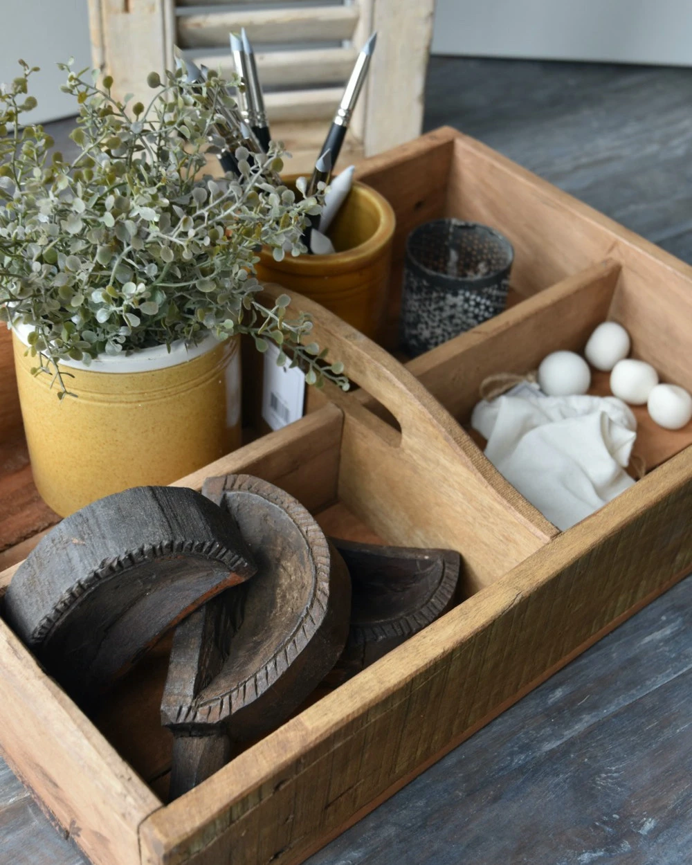 Oker Pot Recht Met Licht Randje Unique, IB Laursen 4 Oker Pot Recht Met Licht Randje Unique, IB Laursen - Afbeelding 2