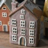 Pastel Lila Theelicht Huis Met Open Ramen Nyhavn, IB Laursen -Woondecoratie pastel lila theelicht huis met open ramen nyhavn ib laursen