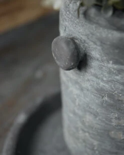 Pot Met Twee Dop Oortjes Vintage Grijs Klein, Brynxz -Woondecoratie pot met twee dop oortjes vintage grijs klein brynxz 4