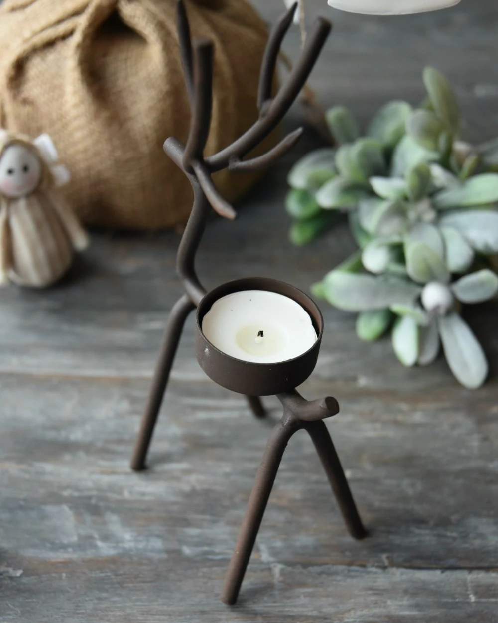 Rendier Theelicht Van Metaal Middel,, IB Laursen 5 Rendier Theelicht Van Metaal Middel,, IB Laursen - Afbeelding 3