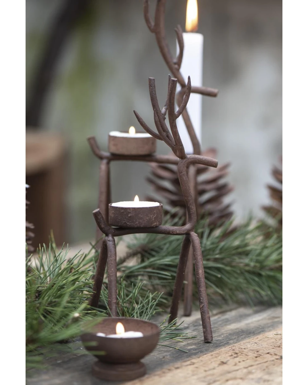 Rendier Theelicht Van Metaal Middel,, IB Laursen 6 Rendier Theelicht Van Metaal Middel,, IB Laursen - Afbeelding 4