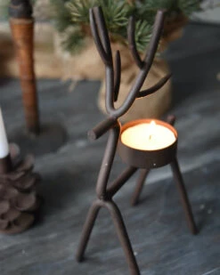 Rendier Theelicht Van Metaal Middel,, IB Laursen 14 Rendier Theelicht Van Metaal Middel,, IB Laursen -Woondecoratie rendier theelicht van metaal middel ib laursen 4