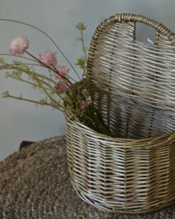 Rieten Wand Mand Half Rond, IB Laursen -Woondecoratie rieten wand mand half rond ib laursen 4