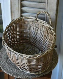 Rieten 'wand' Mand Ovaal Met Asymmetrische Opening, IB Laursen -Woondecoratie rieten wand mand ovaal met asymmetrische opening ib laursen 5