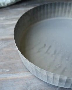 Ronde Zinken Schaal Met Hoge Schulp Rand, IB Laursen -Woondecoratie ronde zinken schaal met hoge schulp rand ib laursen 6