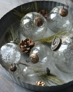 Ronde Zinken Schaal Met Hoge Schulp Rand, IB Laursen -Woondecoratie ronde zinken schaal met hoge schulp rand ib laursen 7