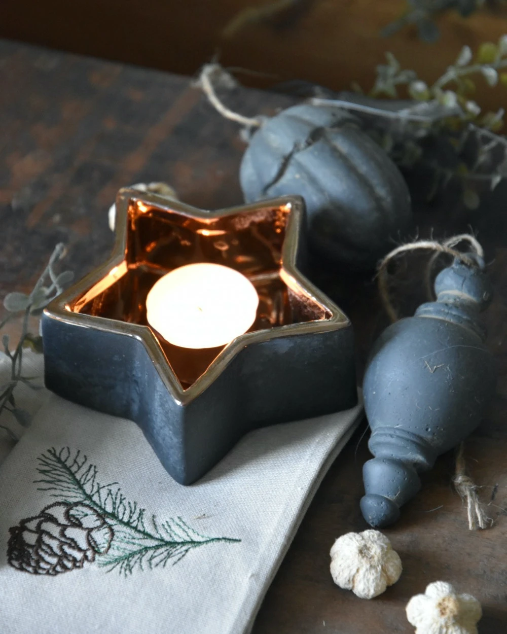 Set Van 5 Verschillende Aardewerk Hangers, Brynxz 4 Set Van 5 Verschillende Aardewerk Hangers, Brynxz - Afbeelding 2