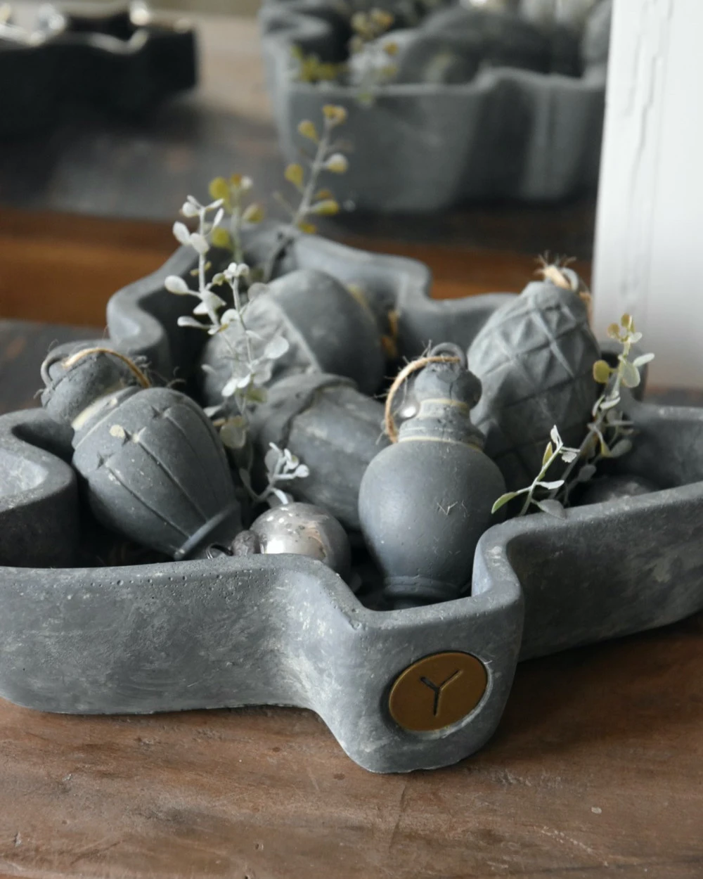 Set Van 5 Verschillende Aardewerk Hangers, Brynxz 7 Set Van 5 Verschillende Aardewerk Hangers, Brynxz - Afbeelding 5