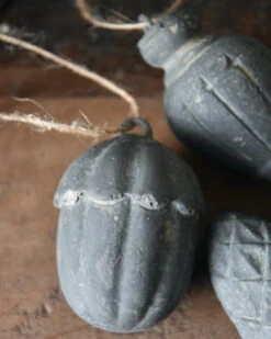 Set Van 5 Verschillende Aardewerk Hangers, Brynxz 16 Set Van 5 Verschillende Aardewerk Hangers, Brynxz -Woondecoratie set van 5 verschillende aardewerk hangers brynxz 6